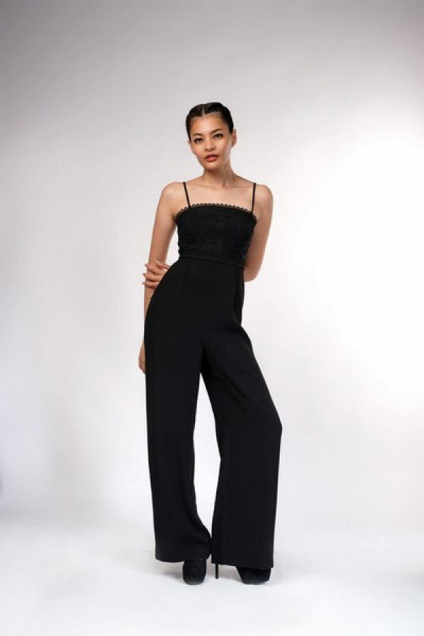 Bailey Lace Bodice Jumpsuit