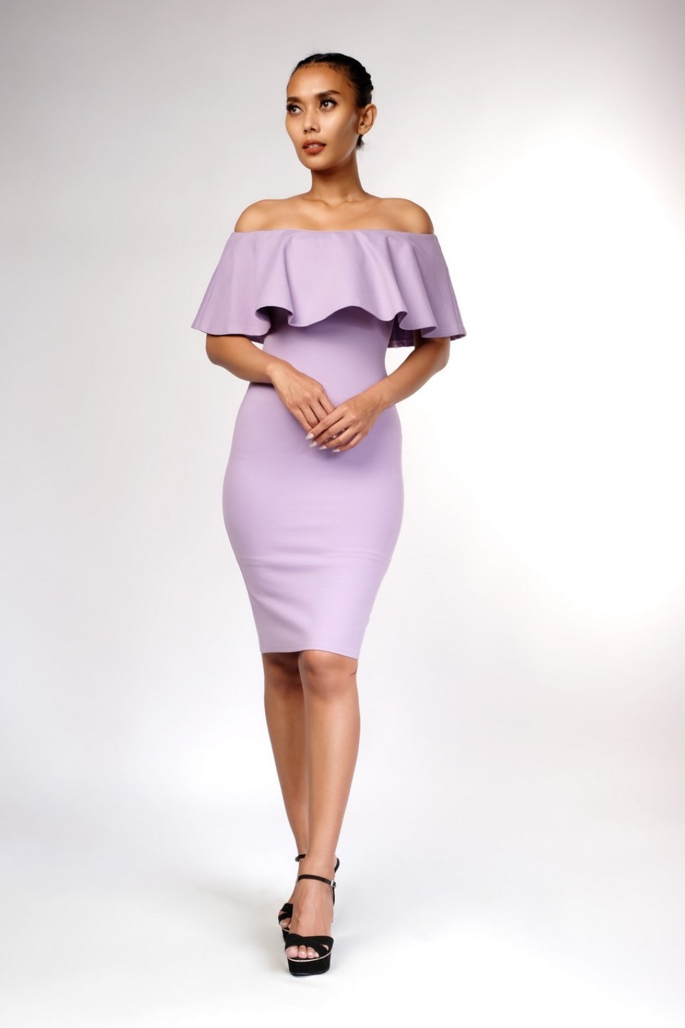 Purple Lilac Kiss & Tell Ruffle