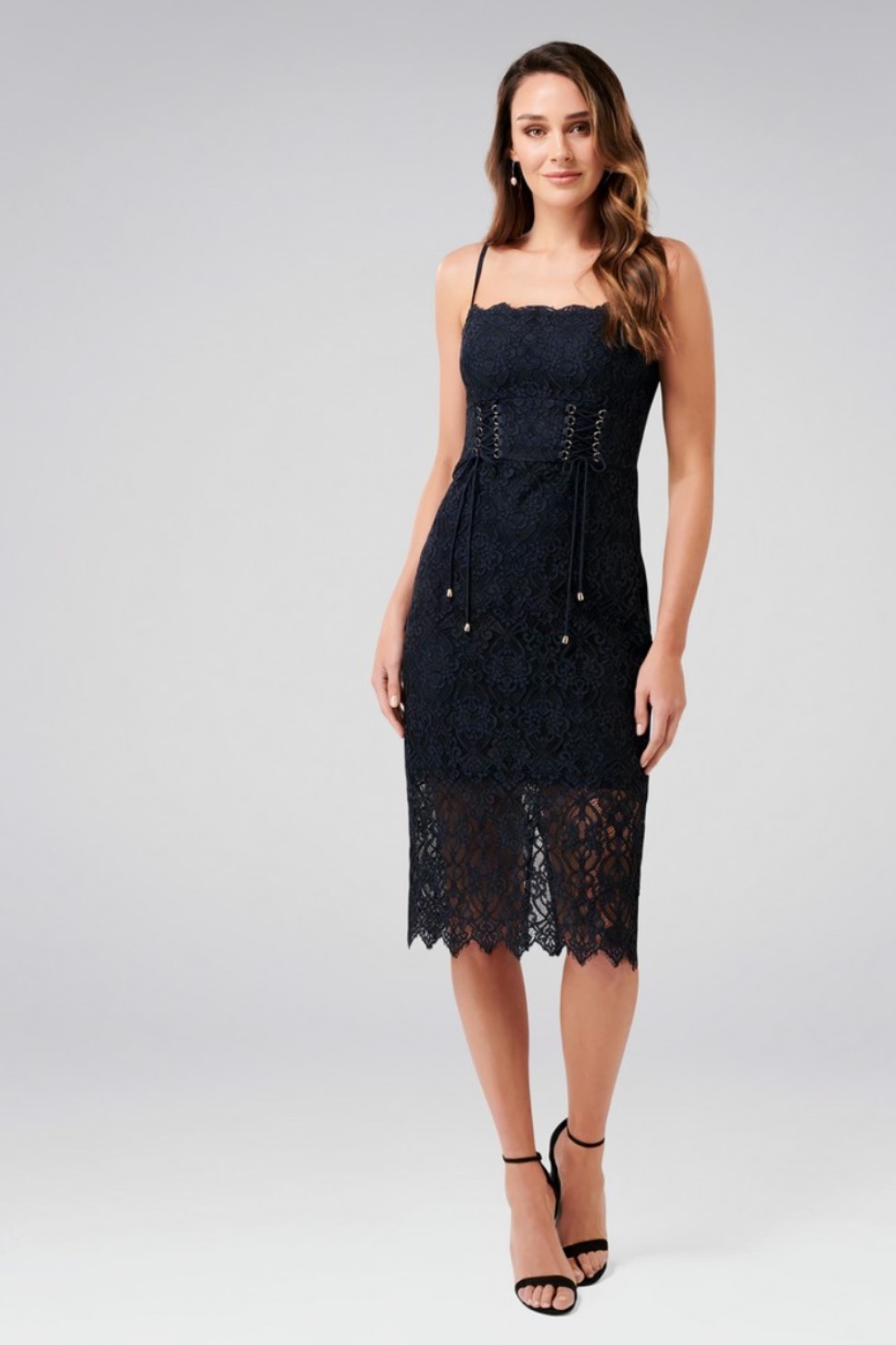 Emma Corset Front Lace Bodycon Dress