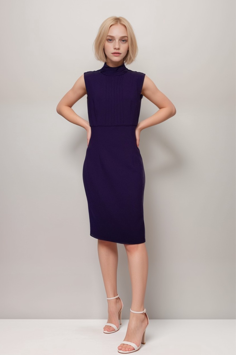 Violet Sleeveless Dress